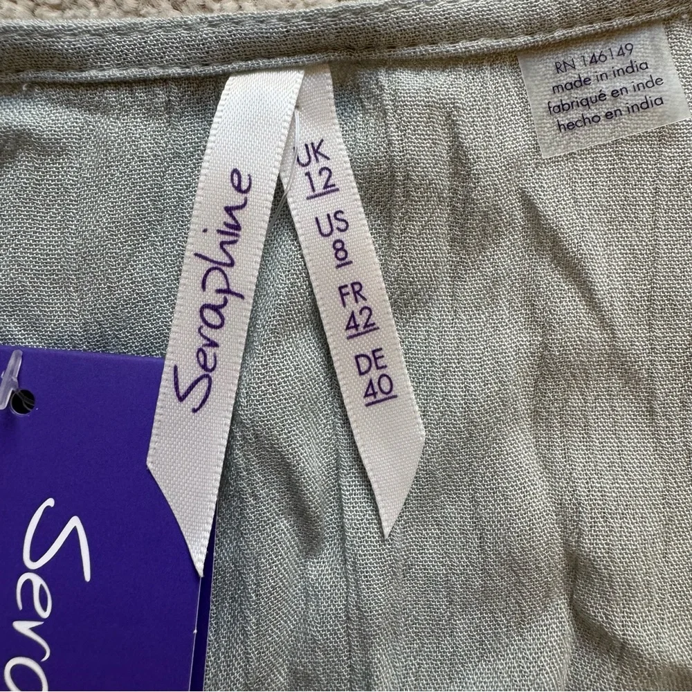 Seraphine Light Green Maternity Dress - Picture 8 of 14